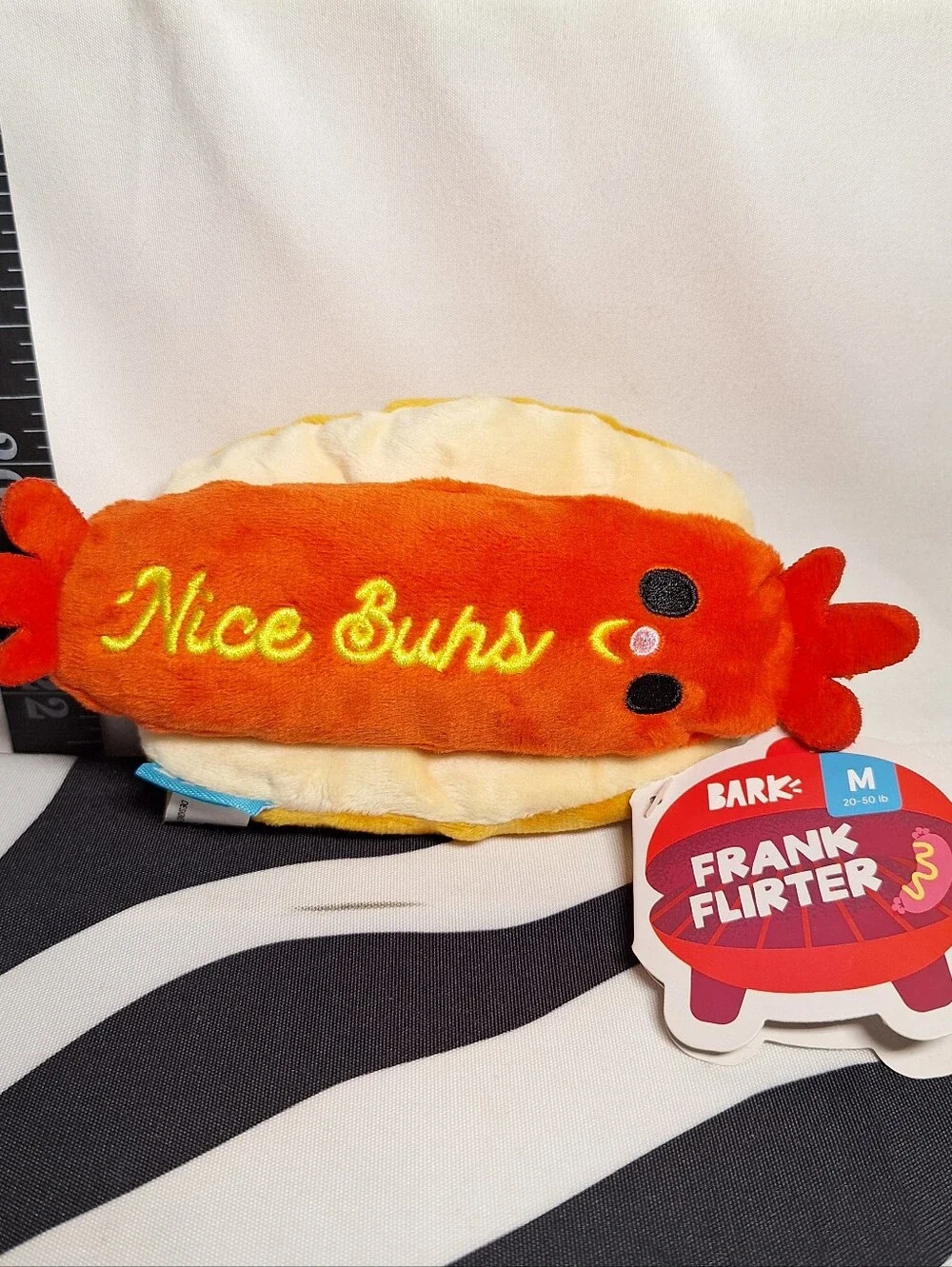 NWT Bark Frank Flirter Dog Toy M